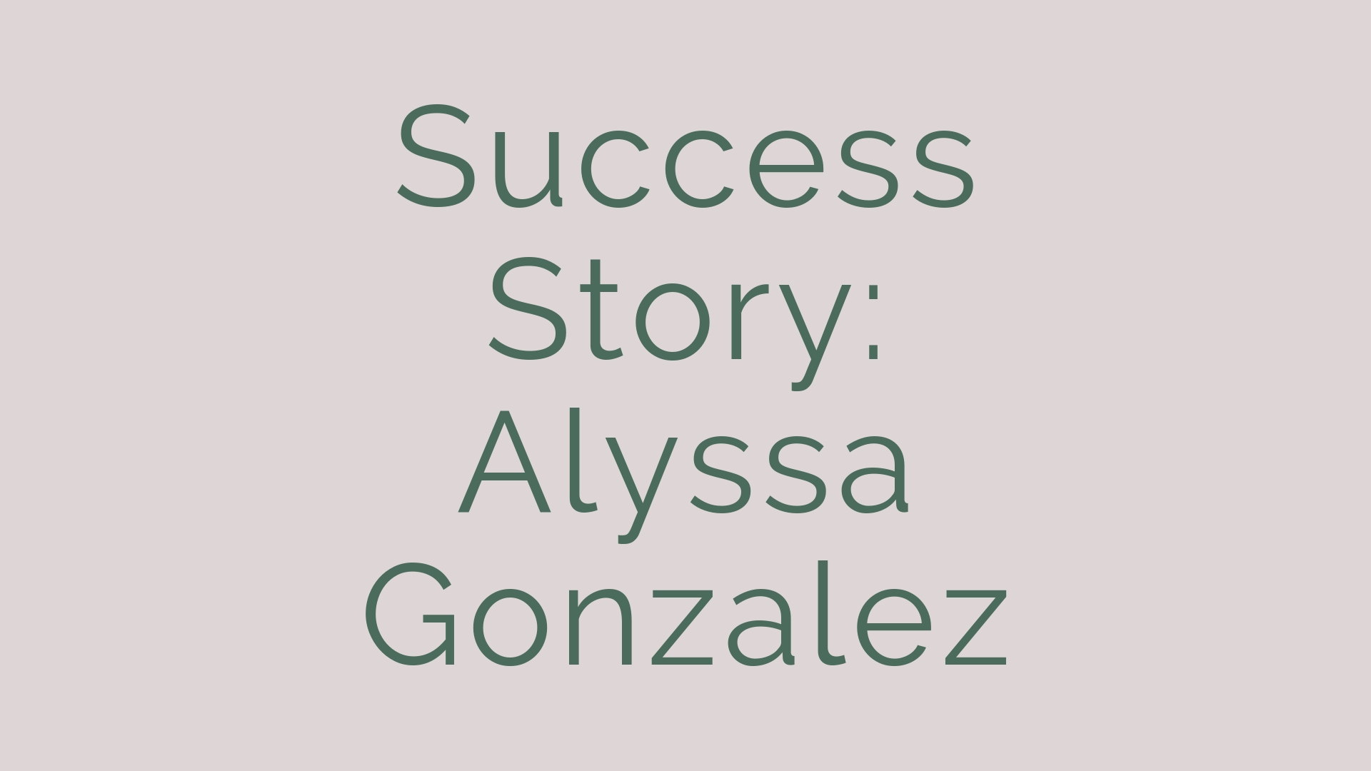 success story