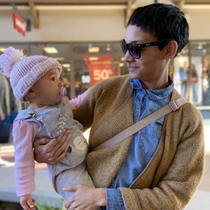 mom and baby sunglasses hat